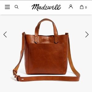 Madewell Leather Purse | The Small Transport Crossbody | English Saddle Color